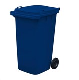 240L WHEELIE BIN WITH LID  DARK BLUE