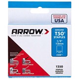 ARROW 12MM T50 STAPLES  1250 PACK