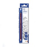 STAEDTLER 110 TRADITION GRAPHITE PENCILS H BOX 12