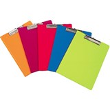 BANTEX CLIPFOLDER PVC A4 ASSORTED CARTON 10