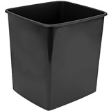 ITALPLAST GREENR RECYCLED TIDY BIN 15 LITRE BLACK