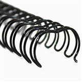 GOLD SOVEREIGN WIRE BINDING COMB 34 LOOP 6MM A4 BLACK BOX 100