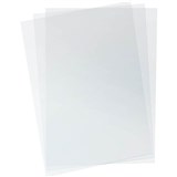 GOLD SOVEREIGN BINDING COVER 200 MICRON A4 CLEAR PACK 100