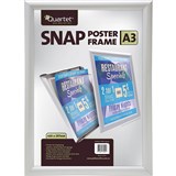 QUARTET INSTANT SNAP POSTER FRAME A3 SILVER