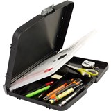 MARBIG PROFESSIONAL HEAVY DUTY STORAGE CLIPBOARD 5 COMPARTMENT A4 BLACK