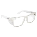 FRONTSIDE SAFETY GLASSES CLEAR LENS WITH CLEAR FRAME