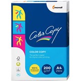 MONDI COLOR COPY A4 COPY PAPER 200GSM WHITE PACK 250 SHEETS