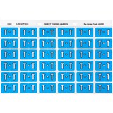 AVERY 43320 LATERAL FILE LABEL SIDE TAB COLOUR CODE T 25 X 38MM BLUE PACK 180