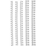 GBC WIRE BINDING COMB 21 LOOP 10MM A4 BLACK PACK 100