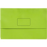 MARBIG SLIMPICK DOCUMENT WALLET FOOLSCAP GREEN