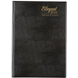 CUMBERLAND 51EPBK ELEGANT APPOINTMENT DIARY DAY TO PAGE A5 BLACK