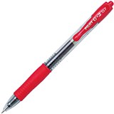 PILOT G2 RETRACTABLE GEL INK PEN 07MM RED