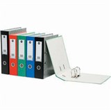 MARBIG LEVER ARCH FILE 75MM A4 MOTTLE BLUE