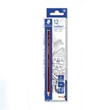 STAEDTLER 110 TRADITION GRAPHITE PENCILS HB BOX 12