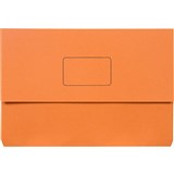 MARBIG SLIMPICK DOCUMENT WALLET FOOLSCAP ORANGE