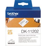 BROTHER DK11202 LABEL ROLL 62 X 100MM WHITE ROLL 300