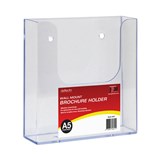 DEFLECTO BROCHURE HOLDER WALL MOUNT A5 CLEAR