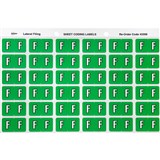AVERY 43306 LATERAL FILE LABEL SIDE TAB COLOUR CODE F 25 X 38MM LIGHT GREEN PACK 180