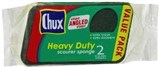 CHUX SCOURER SPONGE HEAVY DUTY PACK 2