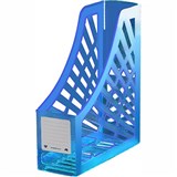 ITALPLAST MAGAZINE STAND NEON BLUE