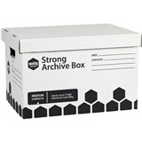 MARBIG STRONG ARCHIVE BOX 420 X 320 X 260MM PACK 3