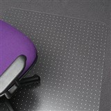 MARBIG TUFFMAT CHAIRMAT POLYCARBONATE CARPET RECTANGULAR 900 X 1200MM CLEAR