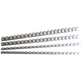 GBC PLASTIC BINDING COMB ROUND 21 LOOP 6MM A4 WHITE PACK 100