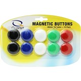 QUARTET MAGNETIC BUTTONS 30MM ASSORTED PACK 10