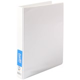 BANTEX INSERT RING BINDER PP 2D 25MM A4 WHITE