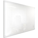VISIONCHART LUMIERE MAGNETIC GLASSBOARD WITH PEN TRAY 1800 X 1200MM WHITE