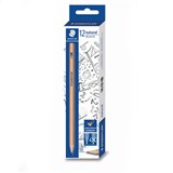 STAEDTLER 130 NATURAL GRAPHITE PENCILS 2B BOX 12