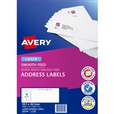 AVERY 959304 L7163 ADDRESS LABEL SMOOTH FEED LASER 14UP WHITE PACK 100