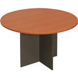 RAPID WORKER ROUND MEETING TABLE 900MM CHERRYIRONSTONE