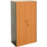 RAPID WORKER FULL DOOR CUPBOARD LOCKABLE 1800 X 900 X 450MM BEECHIRONSTONE
