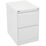 GO STEEL FILING CABINET 2 DRAWERS 460 X 620 X 705MM WHITE CHINA