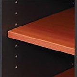 RAPID WORKER PIGEON HOLE UNIT ADDITIONAL SHELF 236 X 356MM CHERRY
