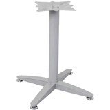 RAPIDLINE 4 STAR TABLE BASE BRUSHED SILVER