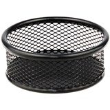ITALPLAST WIRE MESH PAPER CLIP HOLDER BLACK