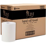 LIVI 1202 ESSENTIALS HAND ROLL TOWEL 1PLY 180MM X 100M CARTON 16