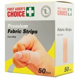 FIRST AIDERS CHOICE PREMIUM FABRIC STRIPS BOX 50
