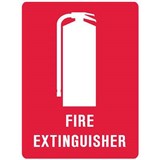 TRAFALGAR FIRE EXTINGUISHER SIGN 450 X 300MM