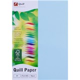 QUILL XL MULTIOFFICE COLOURED A4 COPY PAPER 80GSM POWDER BLUE PACK 500 SHEETS
