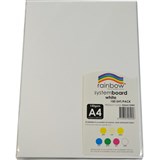 RAINBOW SYSTEM BOARD 150GSM A4 WHITE PACK 100