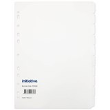 DIVIDERS MANILLA 10TAB A4 WHITE