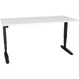 CONSET 50143 ELECTRIC HEIGHT ADJUSTABLE DESK 1500 X 800MM WHITEBLACK