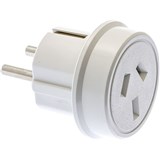 MOKI AUNZ TRAVEL ADAPTOR FOR EUROPE WHITE