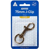 KEVRON AL1057 JCLIP KEY RING METAL 75MM