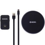 MOKI QI WIRELESS RAPIDCHARGE CHARGING PAD 10W TYPEC 30 BLACK