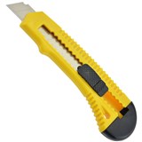 ITALPLAST I851 UTILITY CUTTING KNIFE 18MM YELLOWBLACK
