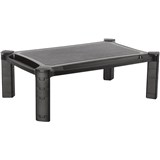 BRATECK HEIGHT ADJUSTABLE MONITOR RISER BLACK